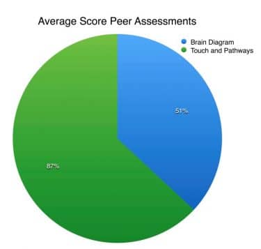score peer assessments medical neuroscience 2016
