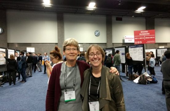 prof. groh and ellen at sfn2017