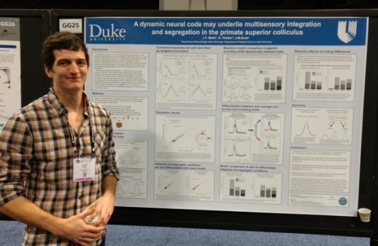 jeff at a strong poster presentation, SfN2017