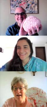 Piocture of Skype Len. Giulia and Ellen